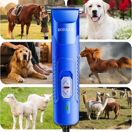 Professional Grooming Electric Corded 2-Speed Horse Clipper with Detachable Blade