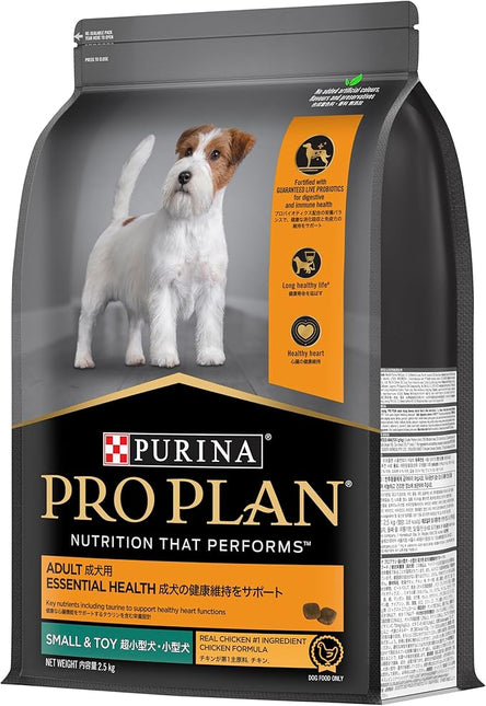 Purina Pro Plan Adult Dry Dog Food Small and Toy Breeds Chicken 2.5kg