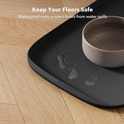 PETLIBRO Dog Food Mat, Safety Silicone Cat Food Mat for Feeder & Fountain