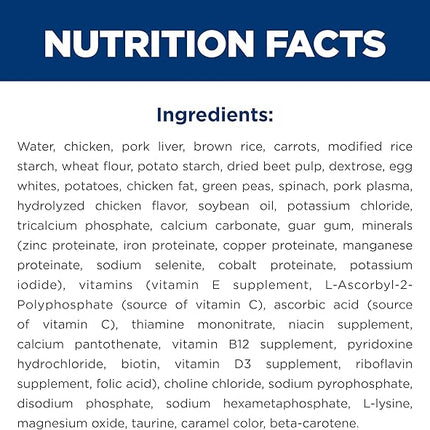 Hill's Science Diet Adult Wet Dog Food, Savory Stew with Chicken and Vegetables, 363g, 12 Pack, Canned