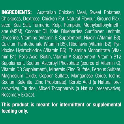 Vetalogica VitaRapid Skin Health Allergies Itch Hot Spots Skin and Coat Daily Treats for Dogs 210 g