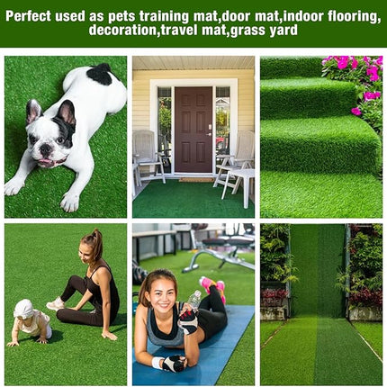 GLOBREEN Artificial Grass for Dog, 2FTx6FT Large Fake Grass Pee Pad