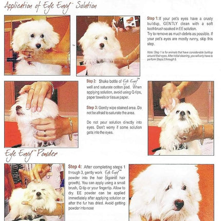 Eye Envy Gentle Action Dry Applicator Refill Pads for Dogs and Cats. 100 Count