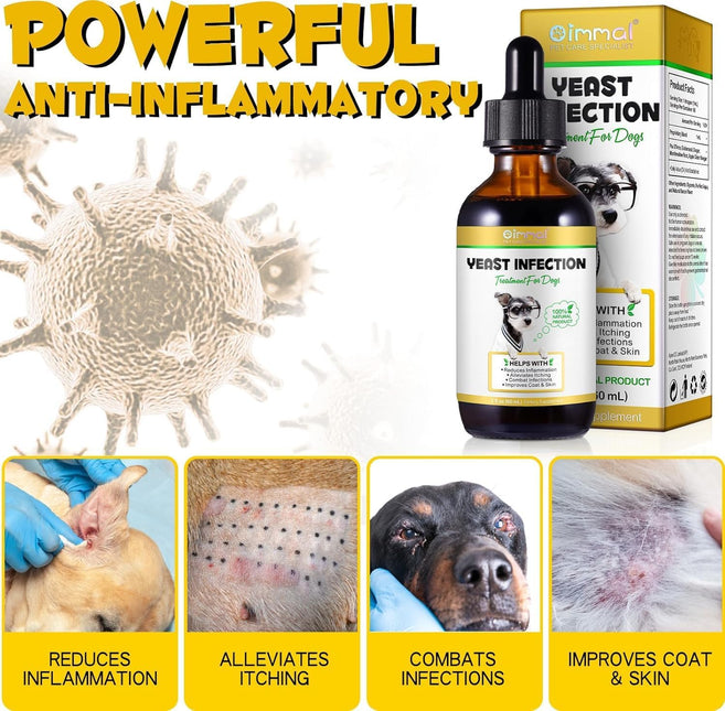 Yeast Infection Treatment for Dogs 60mL | Ear Infection Treatment