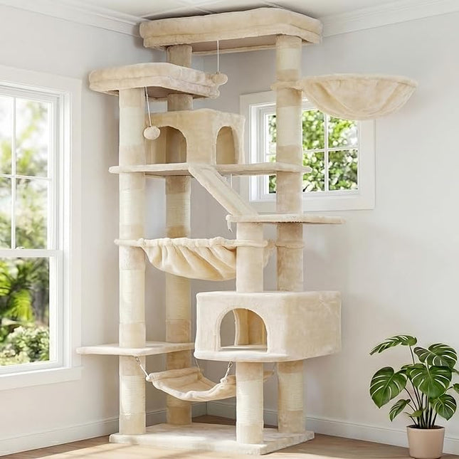 Heybly HCT034M Cat Scratching Post 180 cm Beige