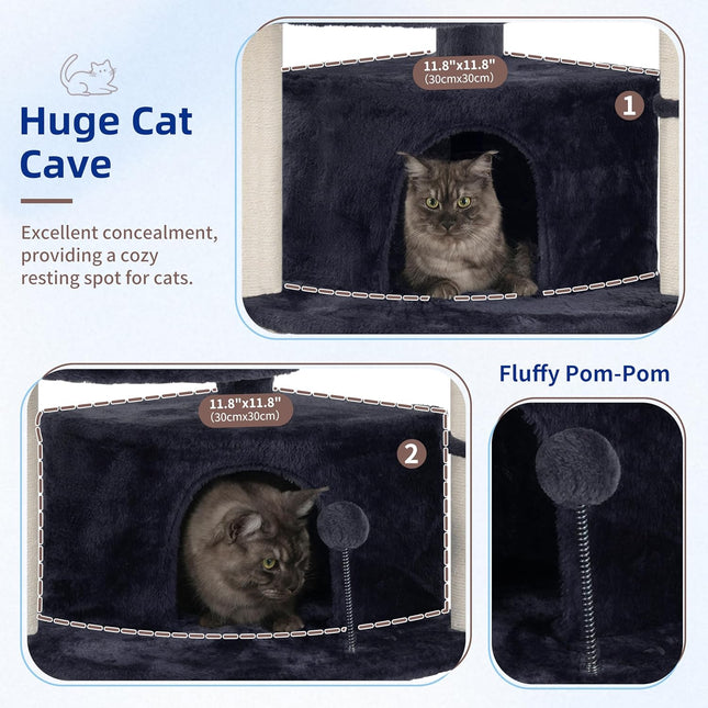 Corner Cat Tree, All Sisal Multi-Cat Scratching Posts