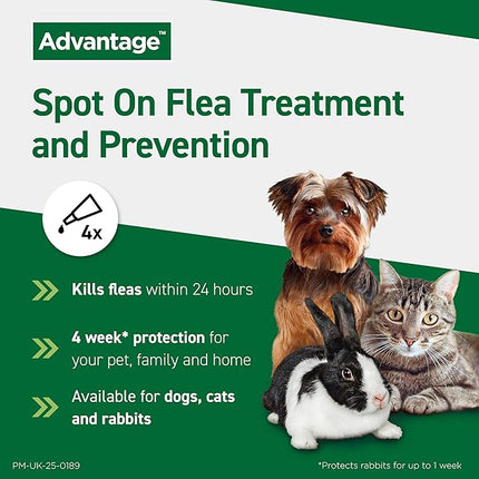Advantage Fleas for Cats Over 4kg - 6 Pack