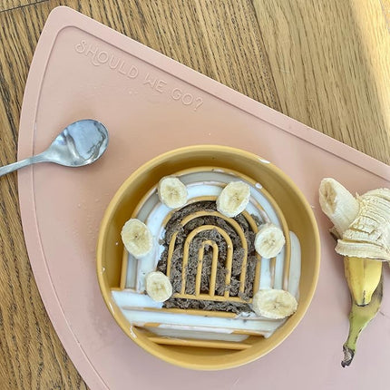 Slow Feeder Dog Bowl: The Slowdown Bowl is A Modern, Silicone Puzzle Bowl & Lick Mat