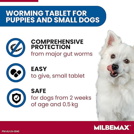 Milbemax All Wormer 2 Tablets for Dogs, 2 count
