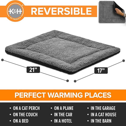 K&H PET Products Self-Warming Cat Bed Pad, Self-Heating Thermal Cat and Dog Bed