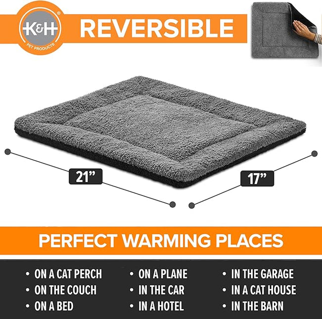 K&H PET Products Self-Warming Cat Bed Pad, Self-Heating Thermal Cat and Dog Bed