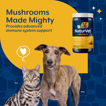NaturVet Emotional Support Daily Calming Aid Dog Supplement - 120ct