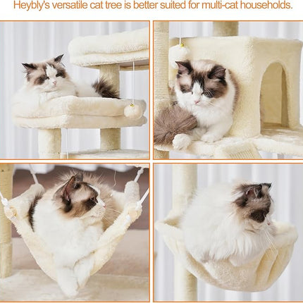 Heybly HCT034M Cat Scratching Post 180 cm Beige