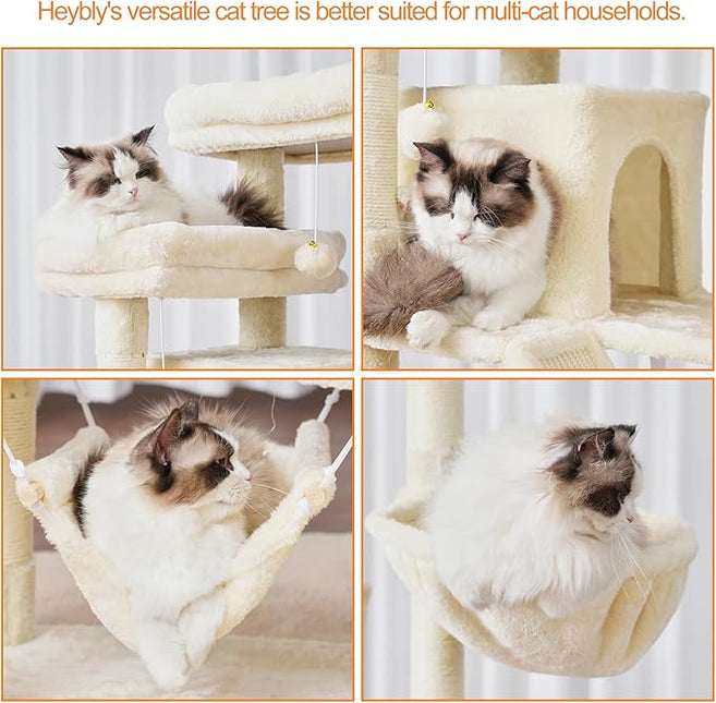 Heybly HCT034M Cat Scratching Post 180 cm Beige