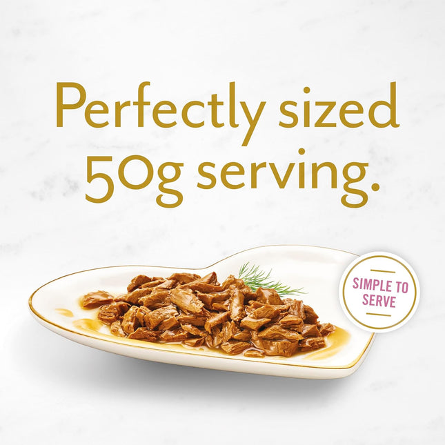 FANCY FEAST Adult Petite Delights Salmon & Chicken Grilled Wet Cat Food 12 x 50g