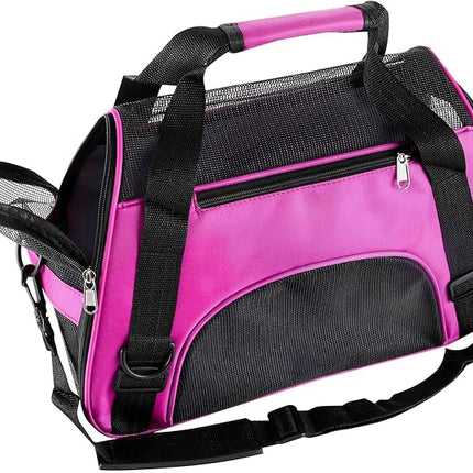 MuchL Cat Carriers Cat Soft-Sided Carriers (Small, Purple)