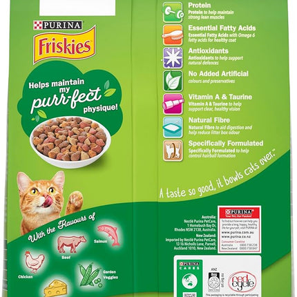 FRISKIES Adult Dry Cat Food Indoor Delights 2.5kg