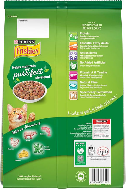 FRISKIES Adult Dry Cat Food Indoor Delights 2.5kg