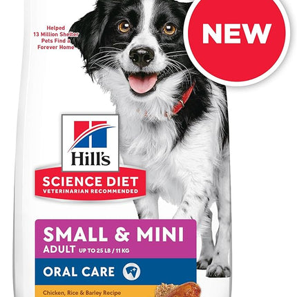 Hill's Science Diet Adult Oral Care Small and Mini Dry Dog Food 5.67kg
