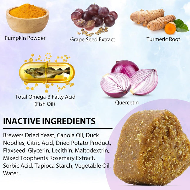 Allergy Relief Immune Chews for Dogs | Peking Duck Flavour | 150 Soft Chews
