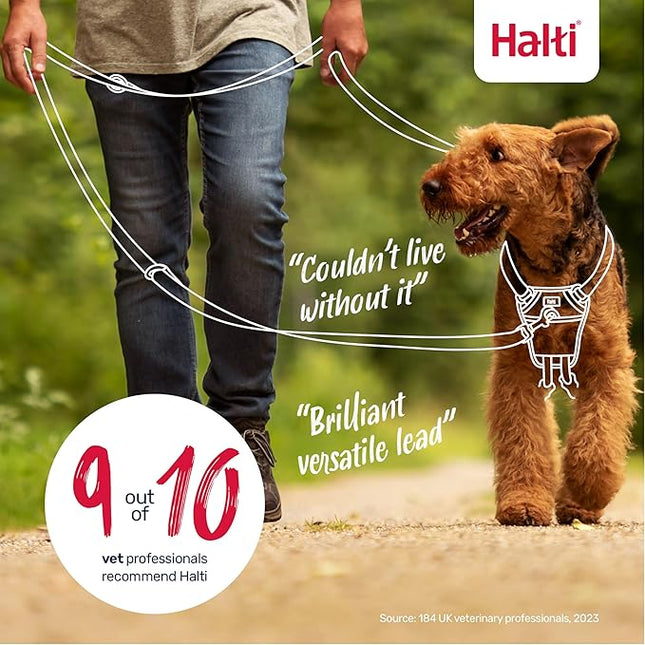 The Company Of Animals 42341 Halti Training Lead for Dogs, Large, Black