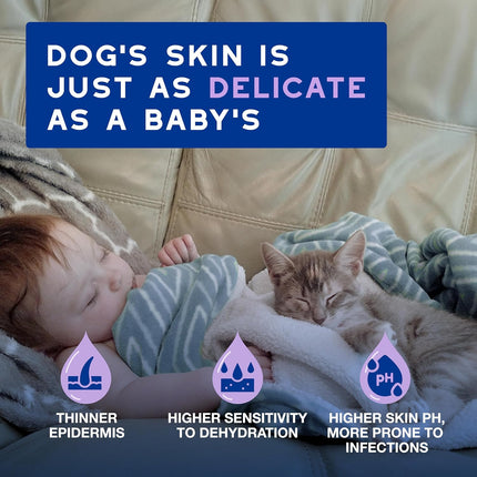 Douxo Spa Leave-on Mousse for Cats, Hypoallergenic, Skin-Friendly, 150 ml