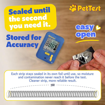 PetTest PetLink+ Genteel Glucose Kit for Dogs and Cats, Pain-Free Wireless