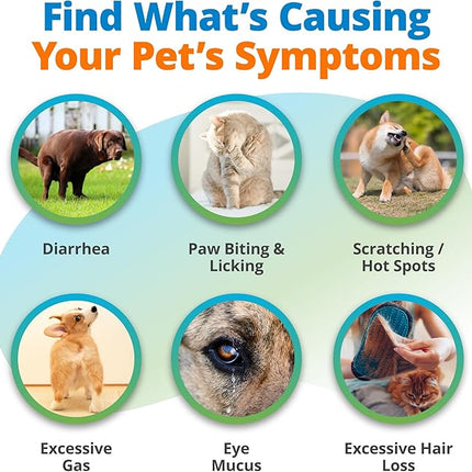 5Strands Kibble & Wet Pet Food Intolerance Test for Dogs & Cats, Identify Trigger Ingredients In Your Pet’s Diet, At Home Hair Sample Screening for 410 Ingredients Including Dairy Powder & Meat Powder