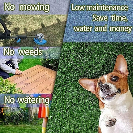 Dog Grass Pad, 51.2" x 31.5" Artificial Grass Pee Pad for Puppy Indoor Outdoor Training