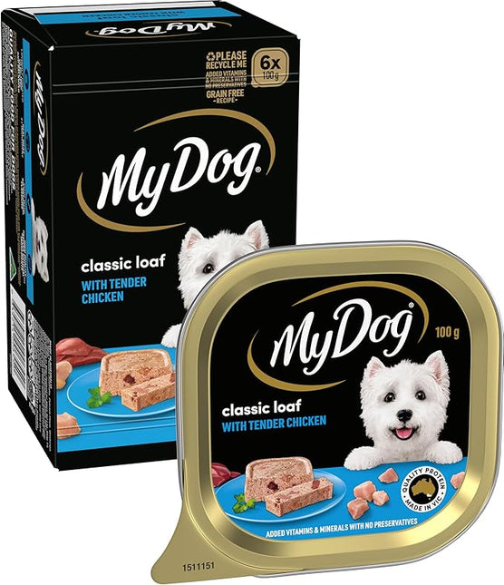 My Dog Adult Wet Dog Food Chicken Supreme 100g Tray, 36 Pack