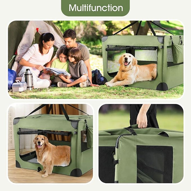Pet Scene Soft Dog Crate 102x69x69CM Large Size for Pet Dogs Cat