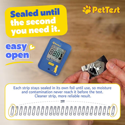PetTest PetLink+ Expert Glucose Kit for Dogs and Cats, Wireless Adjustable