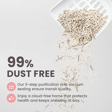 Lady N Cat Attract Tofu Cat Litter, Calming Pheromone Low-Track Pellet 9lb