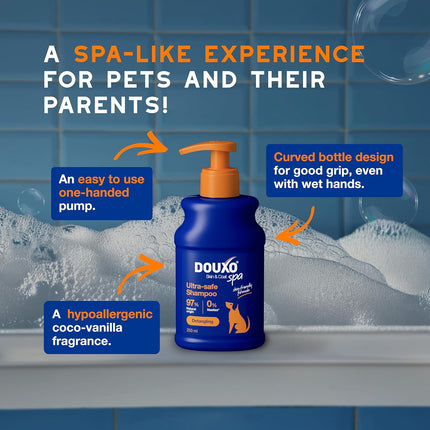 Douxo Spa 2 in 1 Detangling Dog Shampoo, 250ml