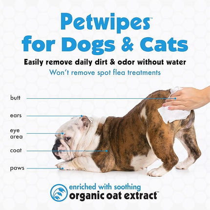 Petkin Pet Wipes, 100 Count