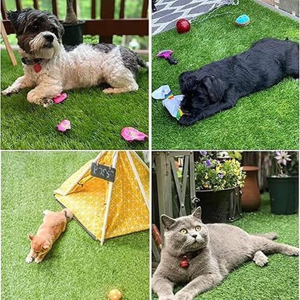 Dog Grass Pad, 51.2" x 31.5" Artificial Grass Pee Pad for Puppy Indoor Outdoor Training