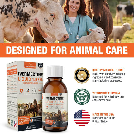 Livestock Liquid 1.87% Formula for Horses, Goat, Sheep, Poultry & More
