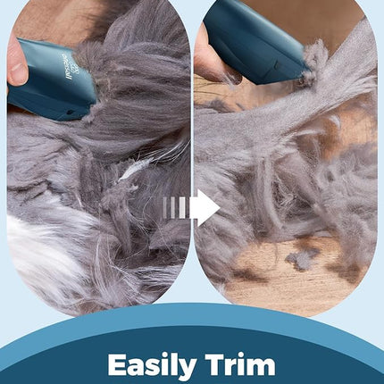 Oneisall Pet Clipper for Cat Matted and Long Hair - Quiet Cordless shaver