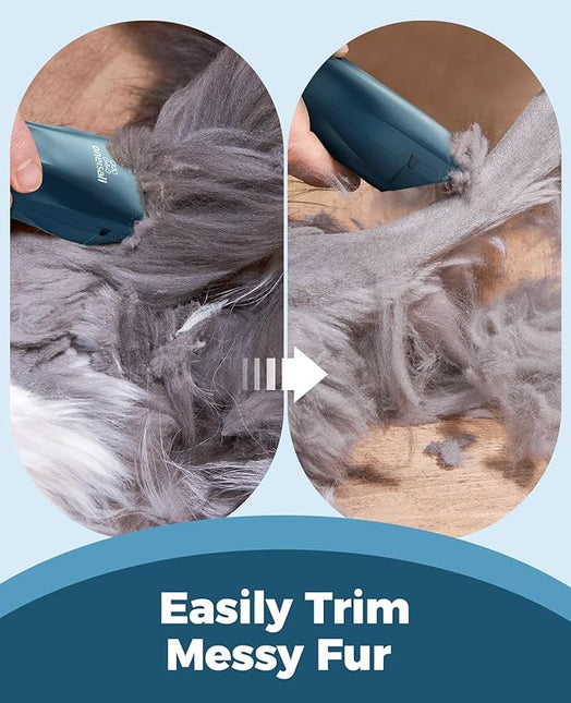 Oneisall Pet Clipper for Cat Matted and Long Hair - Quiet Cordless
