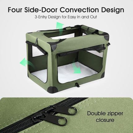 Pet Scene Soft Dog Crate 102x69x69CM Large Size for Pet Dogs Cat