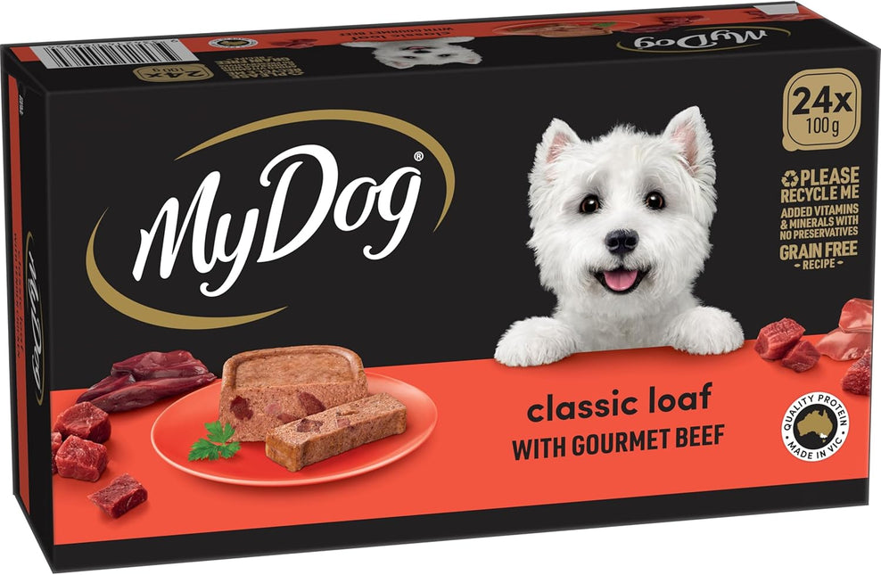 My Dog Adult Wet Dog Food Classic Loaf with Gourmet Beef