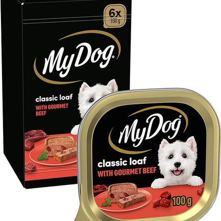 My Dog Adult Wet Dog Food Gourmet Beef 100g Tray, 36 Pack