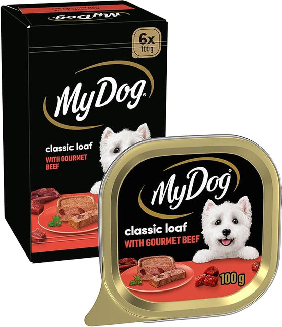 My Dog Adult Wet Dog Food Gourmet Beef 100g Tray, 36 Pack