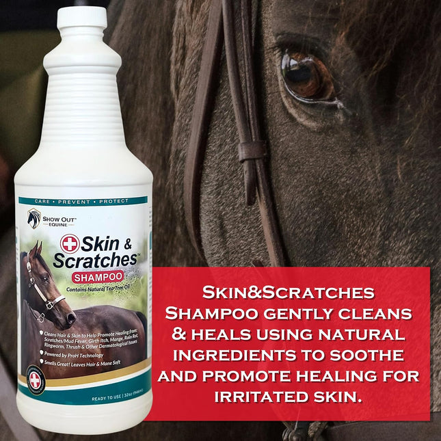Show Out Skin & Scratches Prevention Pack - Fast Relief and Prevention for Horse Care