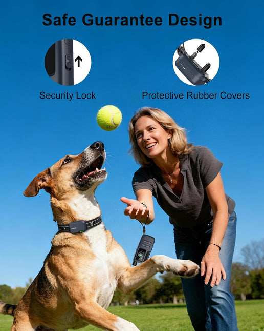 Dog Shock Collar - 4500FT Dog Training Collar with Remote, IPX8 Waterproof