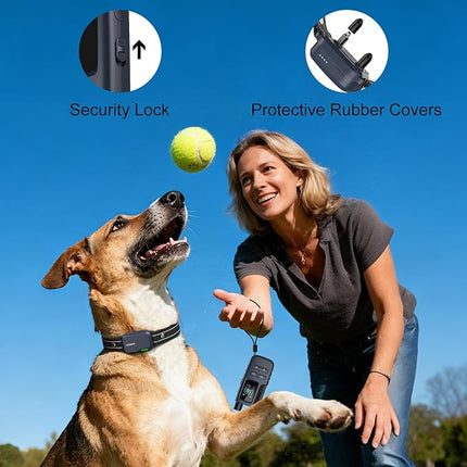 Dog Shock Collar - 4500FT Dog Training Collar with Remote, IPX8 Waterproof
