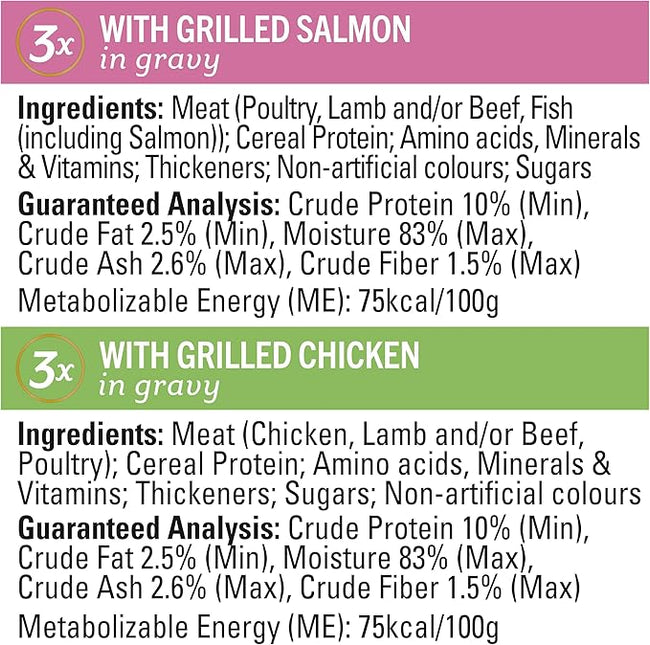 FANCY FEAST Adult Petite Delights Salmon & Chicken Grilled Wet Cat Food 12 x 50g