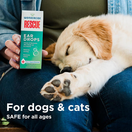 Wondercide Rescue - Ear Drops for Dogs and Cats - 4 oz