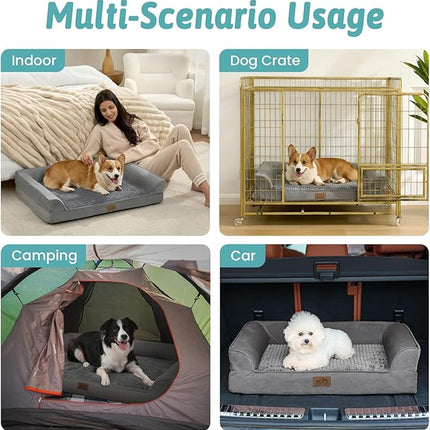 COZY KISS Orthopedic Dog Bed, Pet Sofa for Medium or Large Dog, (44x32x7 inch,)