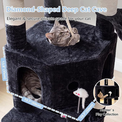 Cat Tree, 81.1" Skyward Corner Cat Tower for Large Cats VCT031G
